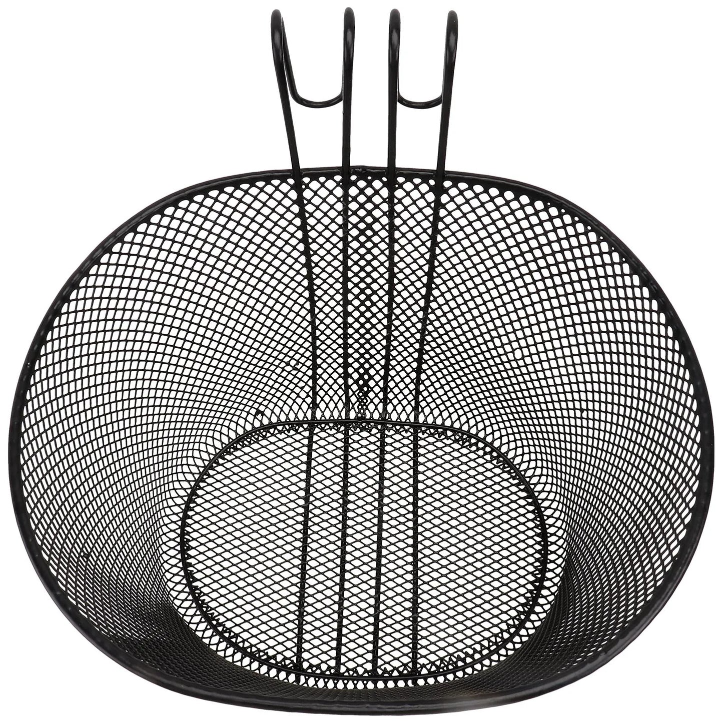 Panier de vélo avant en fer noir