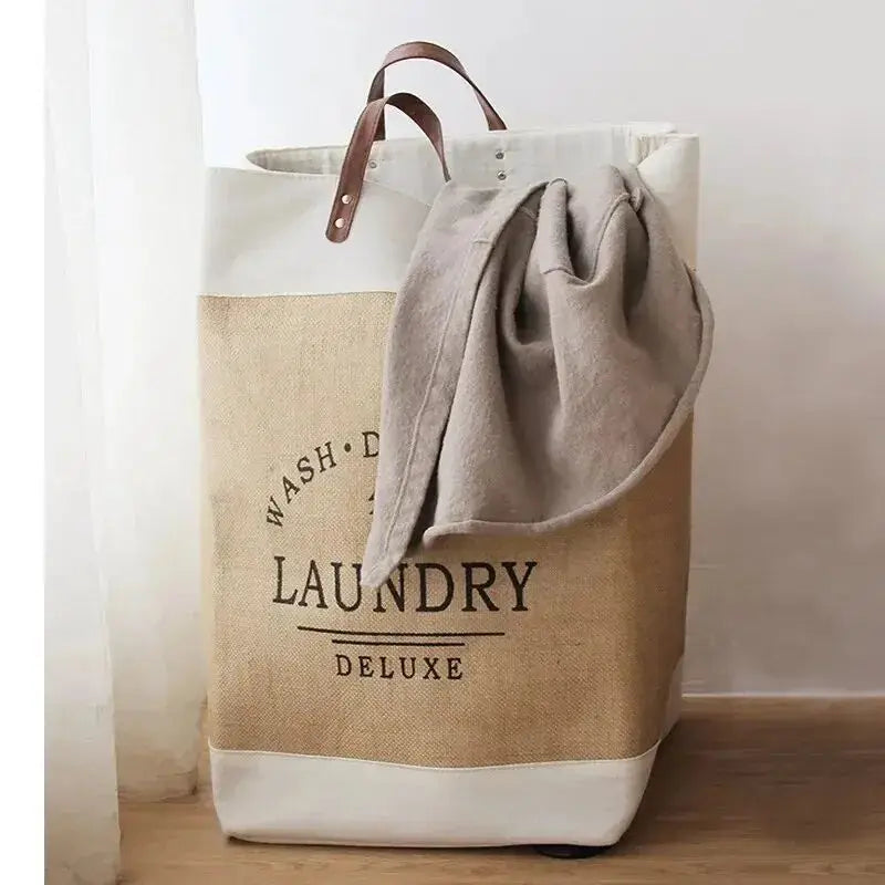 Grand Panier de Rangement en Coton