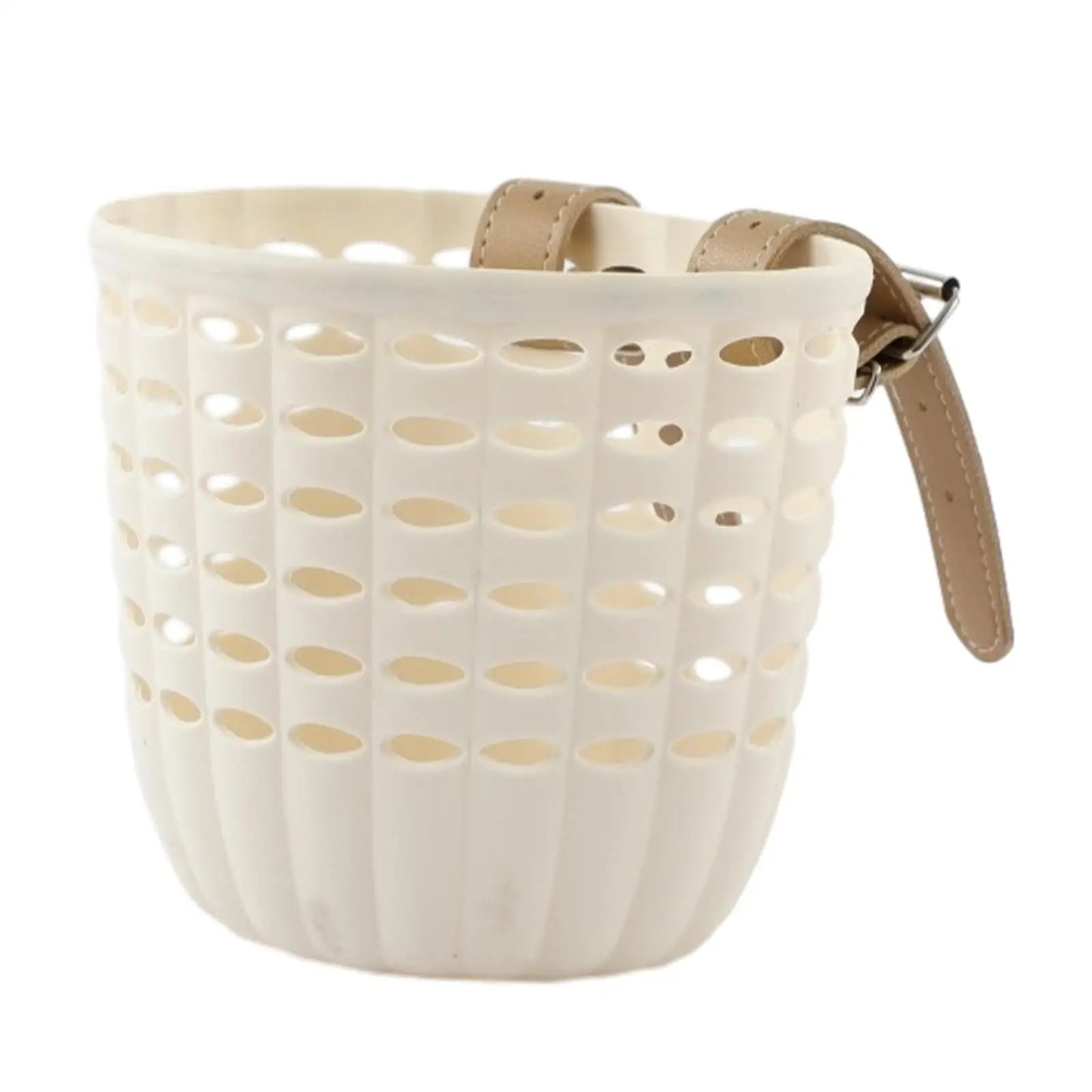 Panier avant pour vélo enfant avec sangles effet cuir