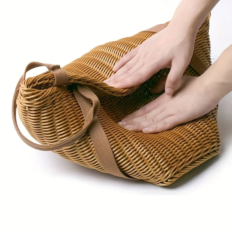 Panier à provisions en plastique – Léger, ouvert et polyvalent pour vos courses et rangements