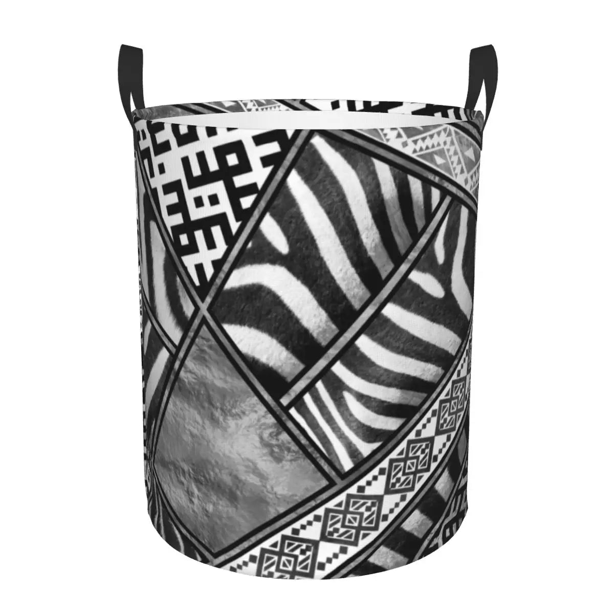Panier à linge pliable imprimé léopard | Rangement pratique et tendance