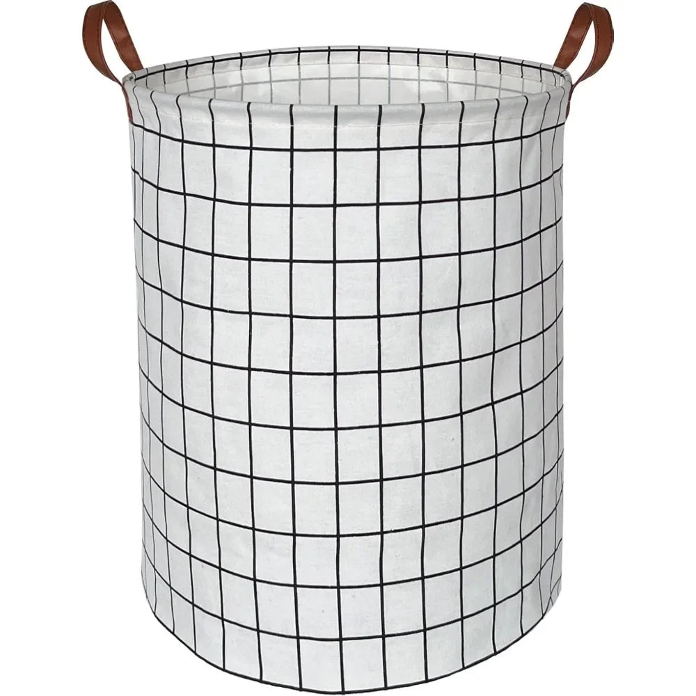 Panier de Rangement Pliable en Coton et Lin