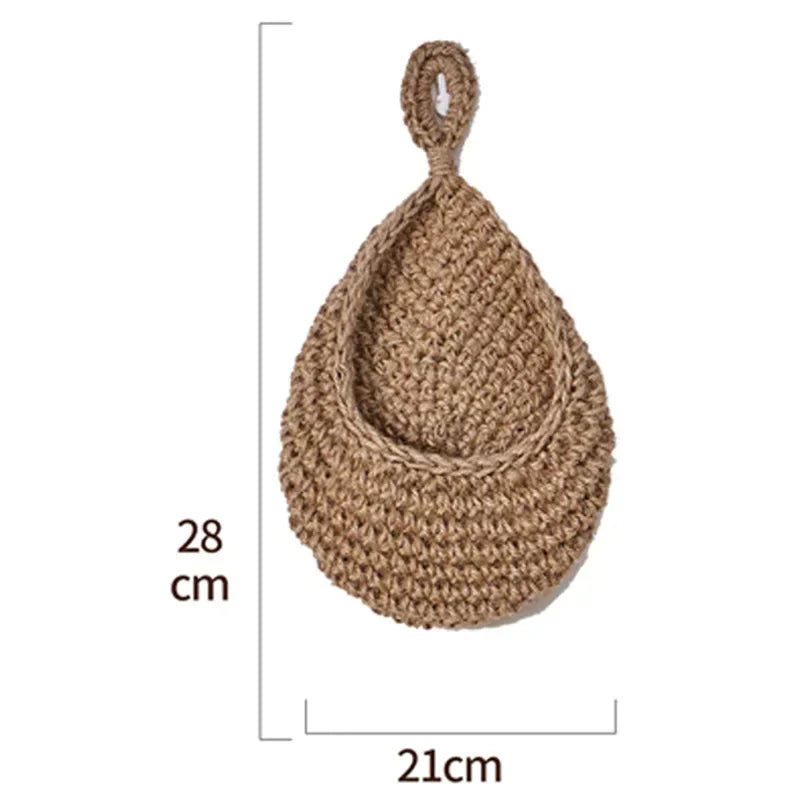 Panier Suspendu en Corde de Chanvre