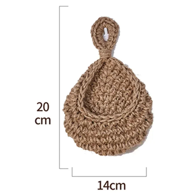 Panier Suspendu en Corde de Chanvre