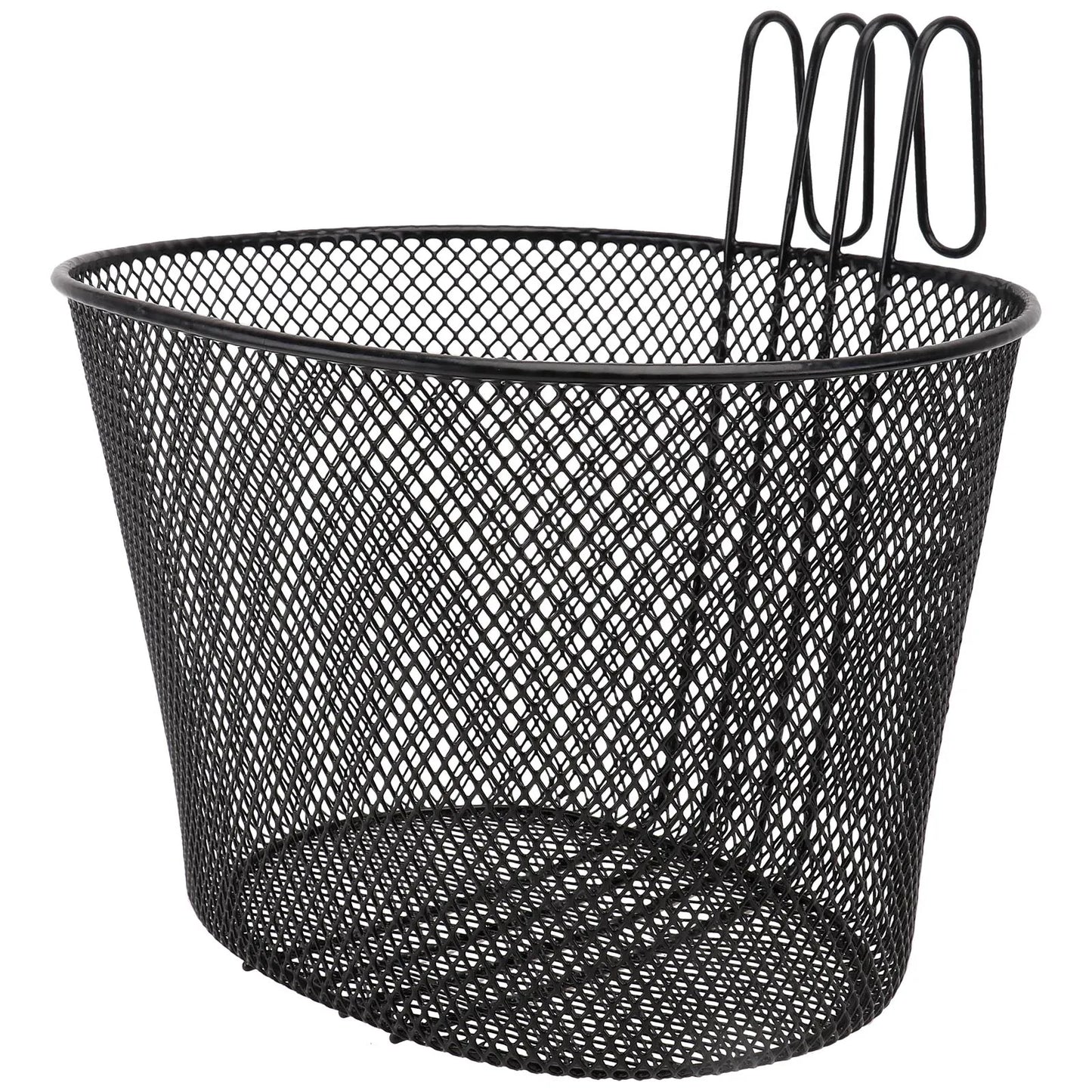Panier de vélo avant en fer noir