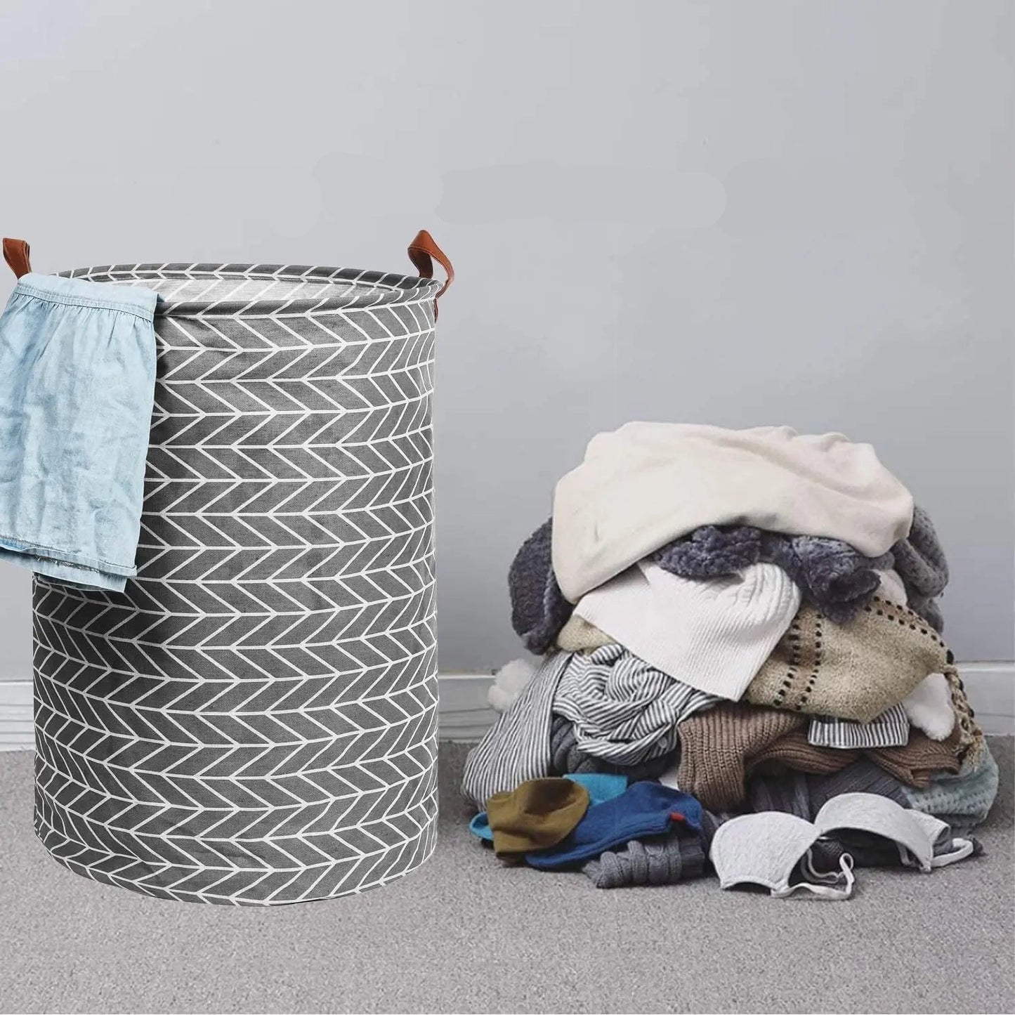 Grand Panier à Linge avec Poignées Renforcées