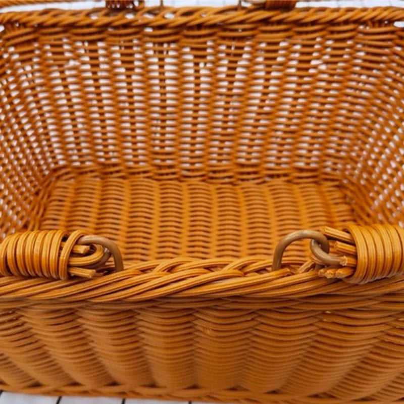 Panier de récolte en imitation rotin