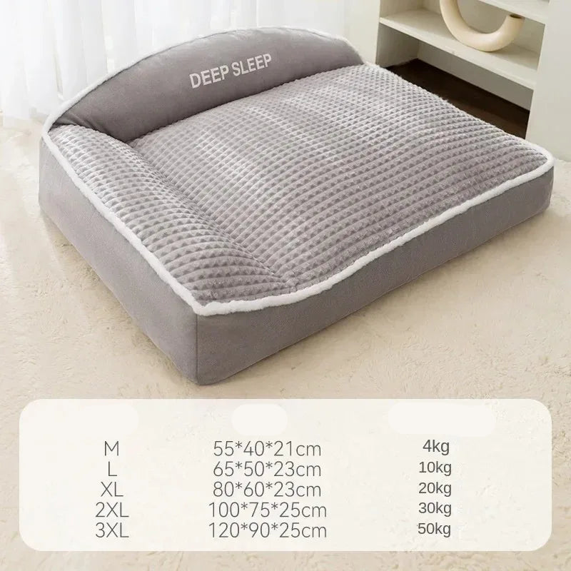 Panier Lit pour Chien et Chat en Velours Côtelé – Sofa Confortable et Respirant pour Animaux
