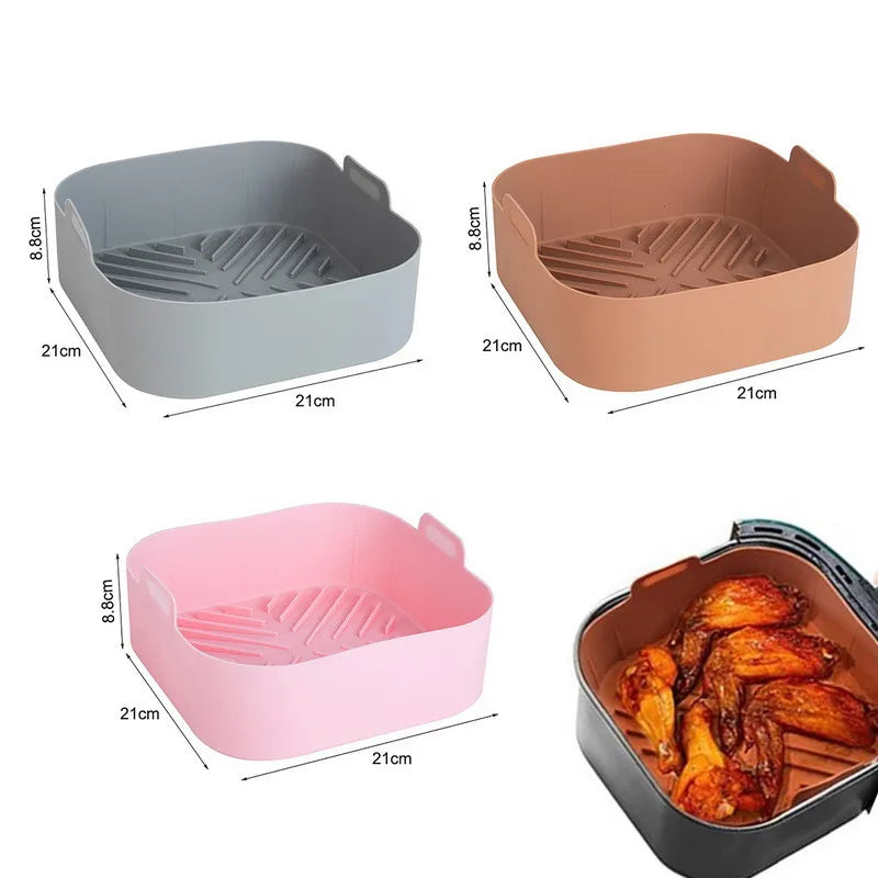 3 paniers en silicone pour aifryer + dimensions