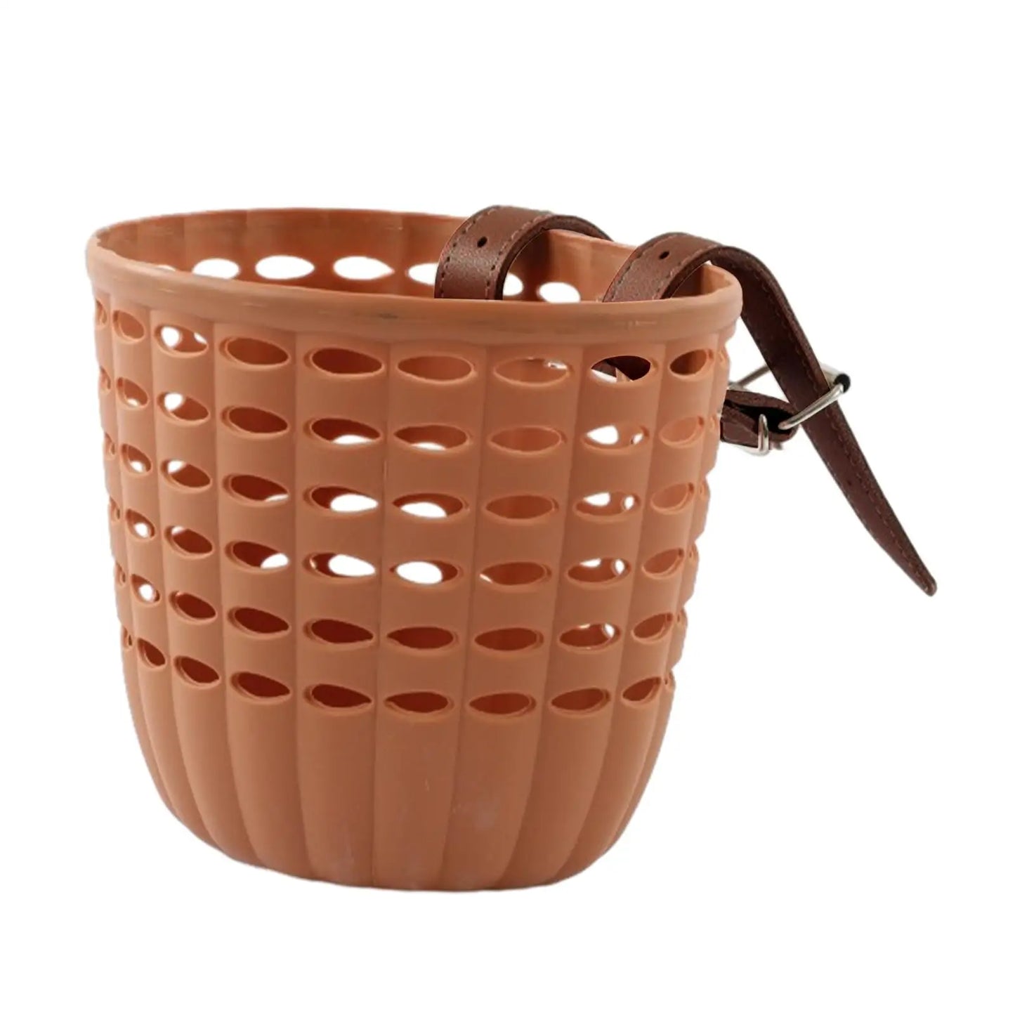 Panier avant pour vélo enfant avec sangles effet cuir
