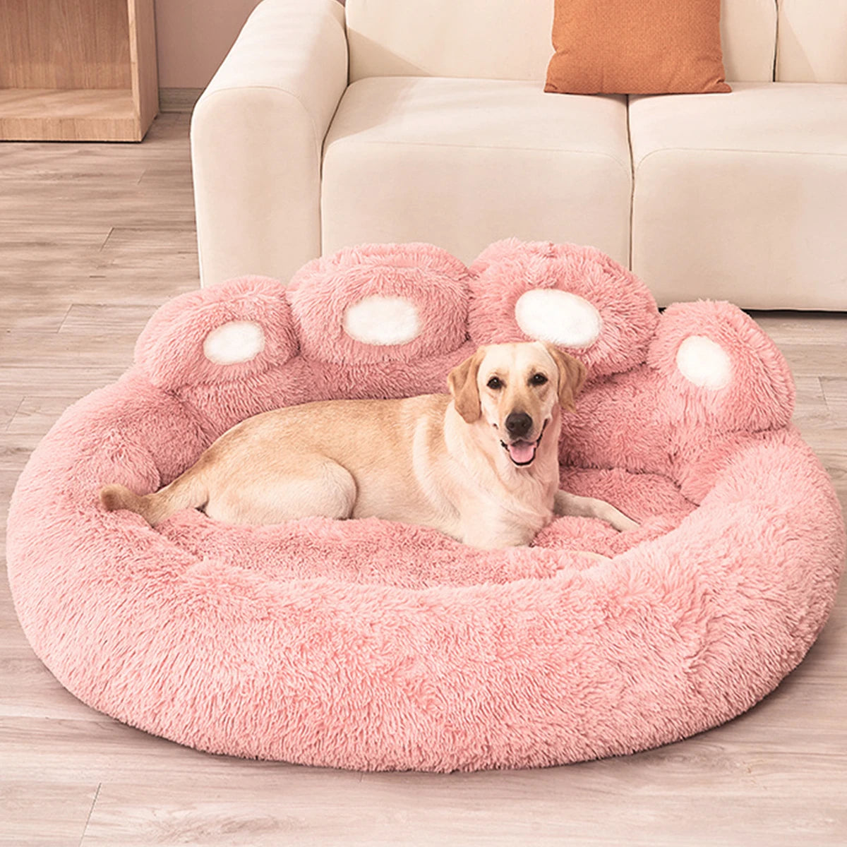 Panier lit pour chien ultra doux – Coussin confortable et respirant lavable à la main
