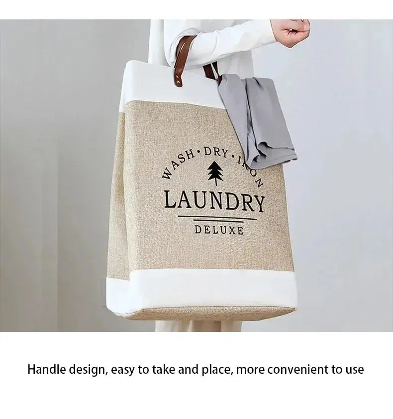 Grand Panier de Rangement en Coton