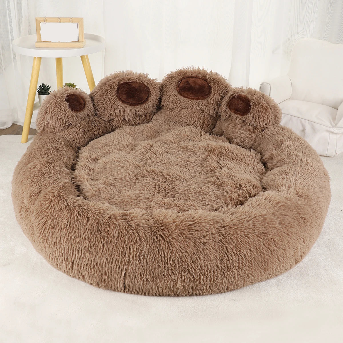 Panier lit pour chien ultra doux – Coussin confortable et respirant lavable à la main