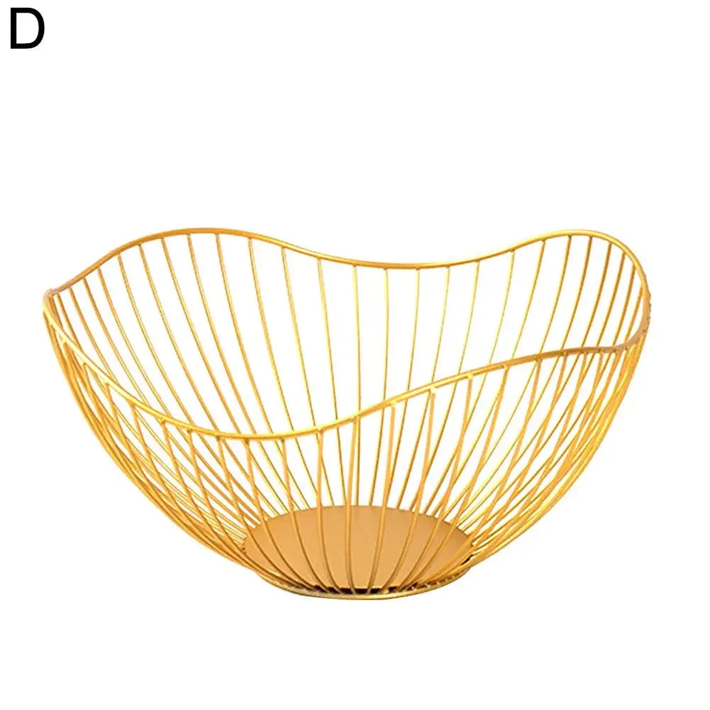 Panier à fruits design en métal ajouré