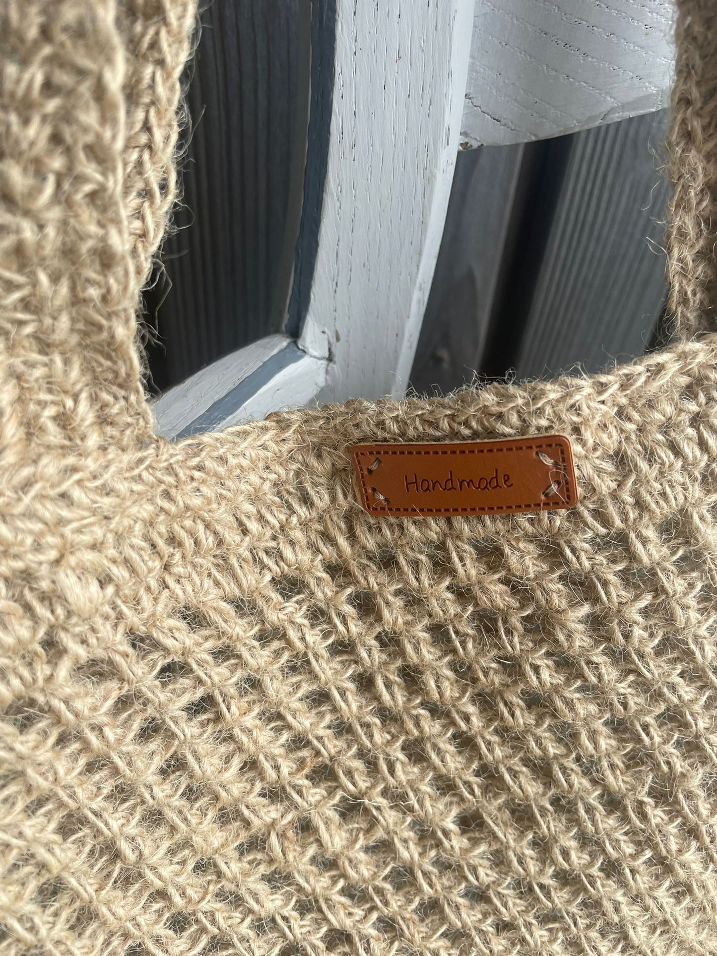 Tote bag en jute naturel