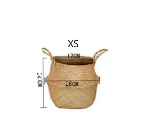 Panier cache pot  en fibre végétale