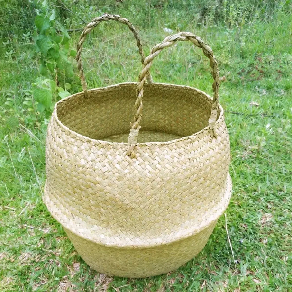 Panier cache pot  en fibre végétale
