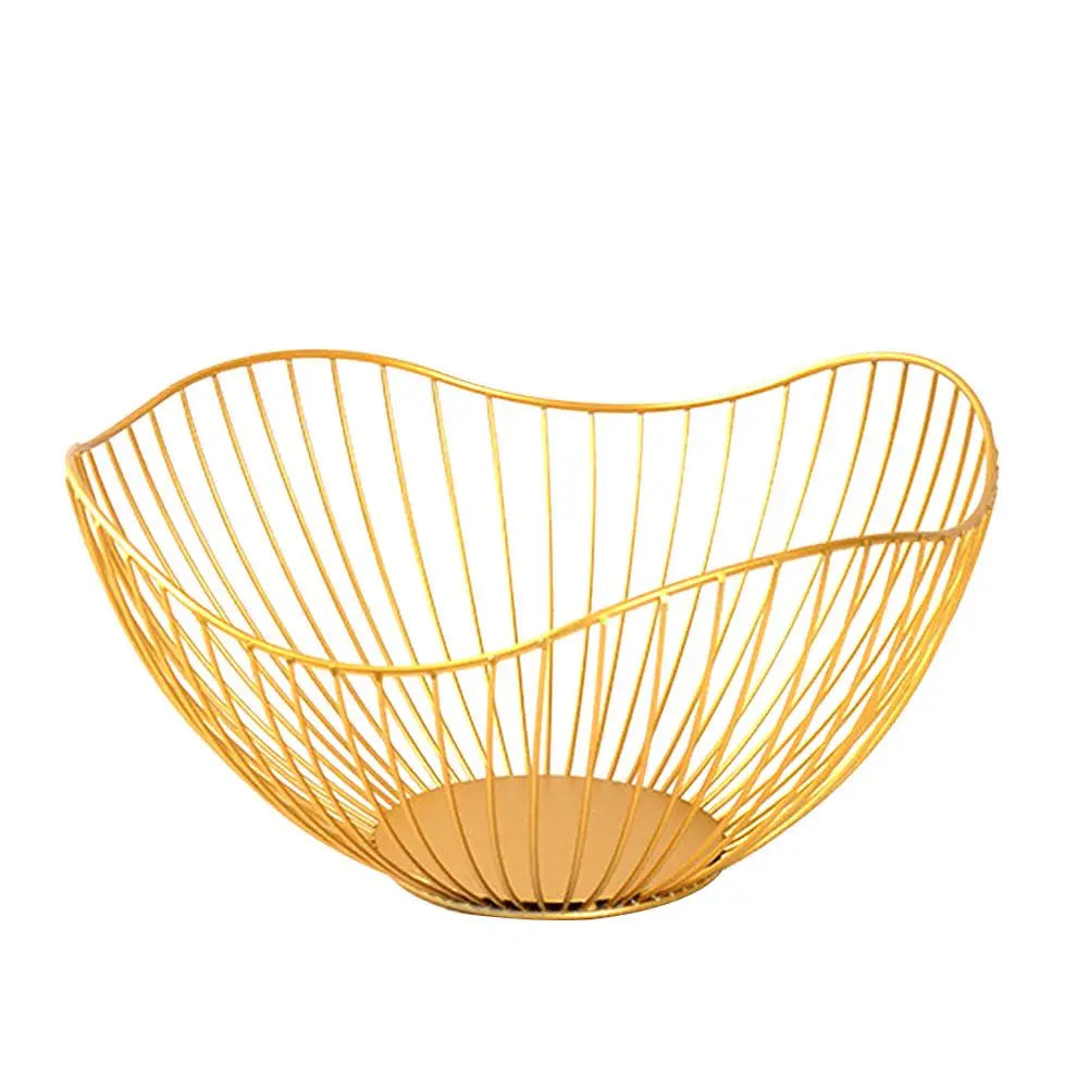 Panier à fruits design en métal ajouré