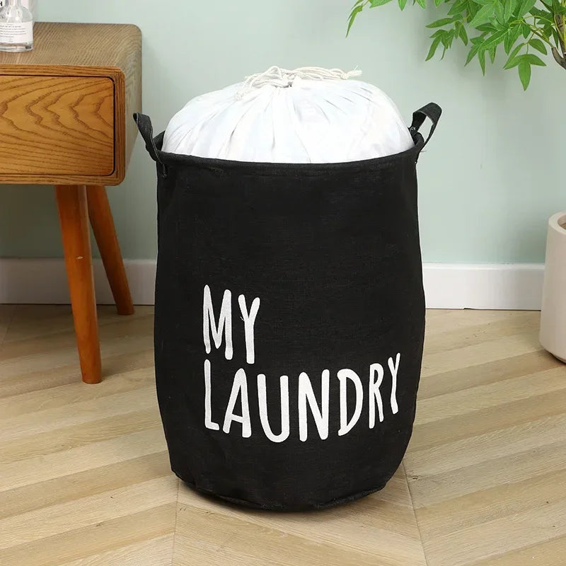 Panier à Linge Pliable en Tissu Oxford