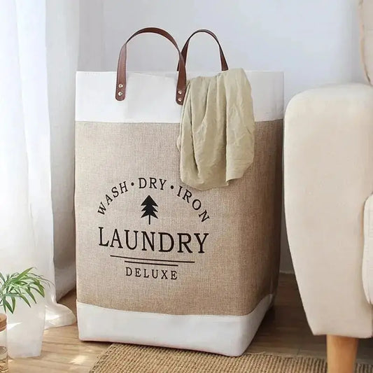 Grand Panier de Rangement en Coton