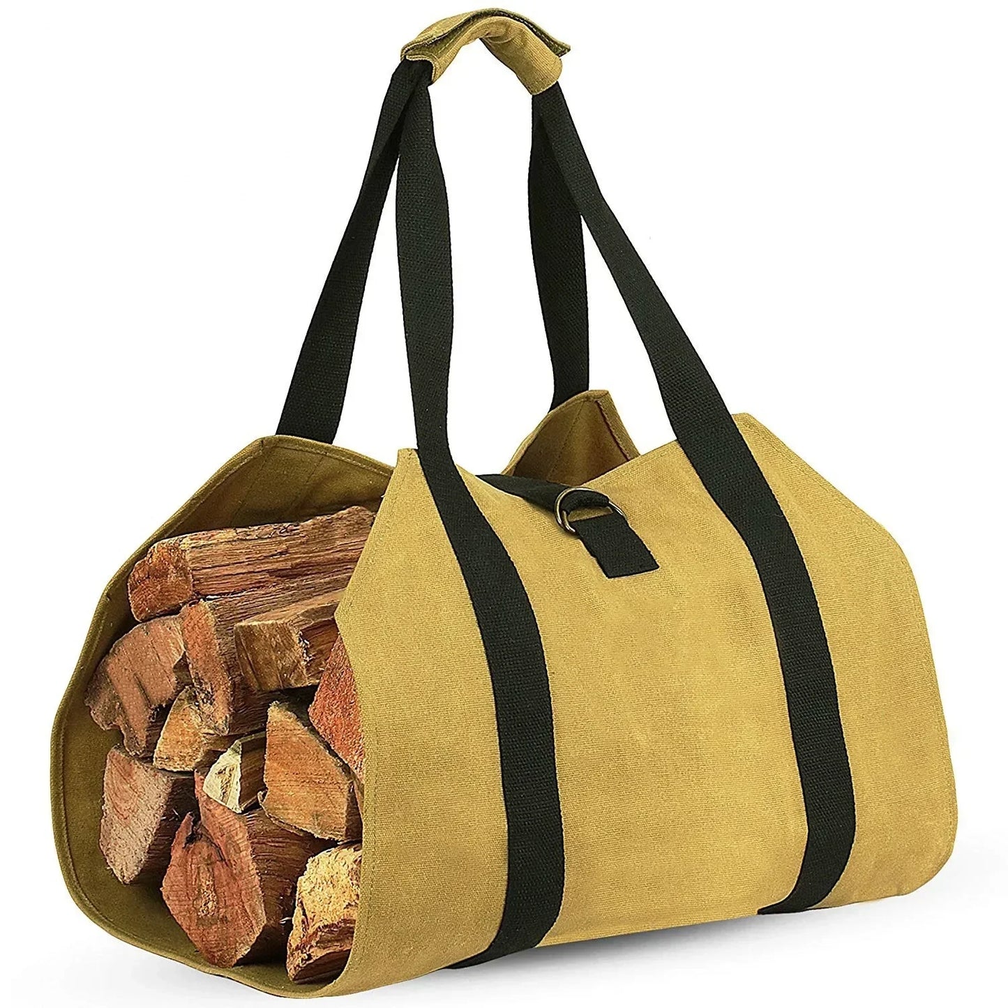 Panier de transport de bûches en toile | Grande capacité