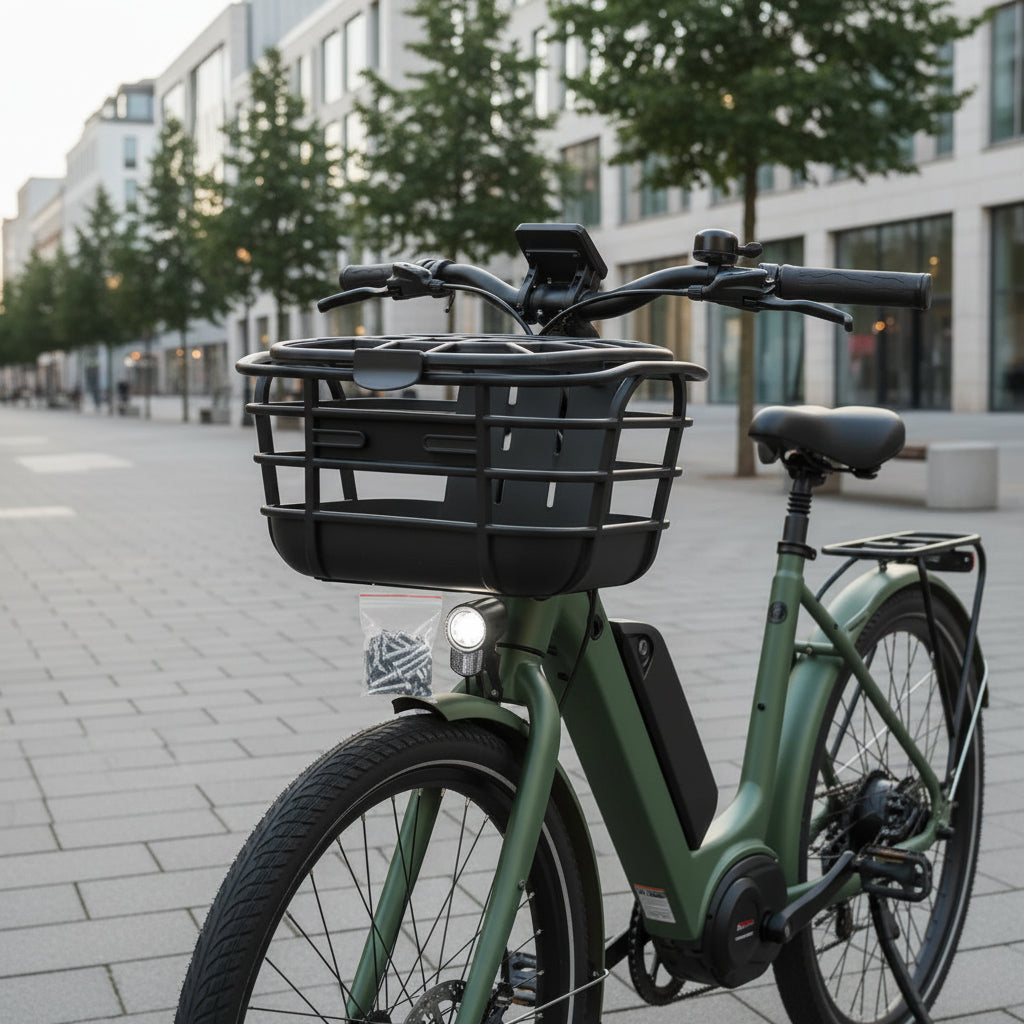 Panier Avant Rigide Imperméable pour Vélo Électrique et Classique