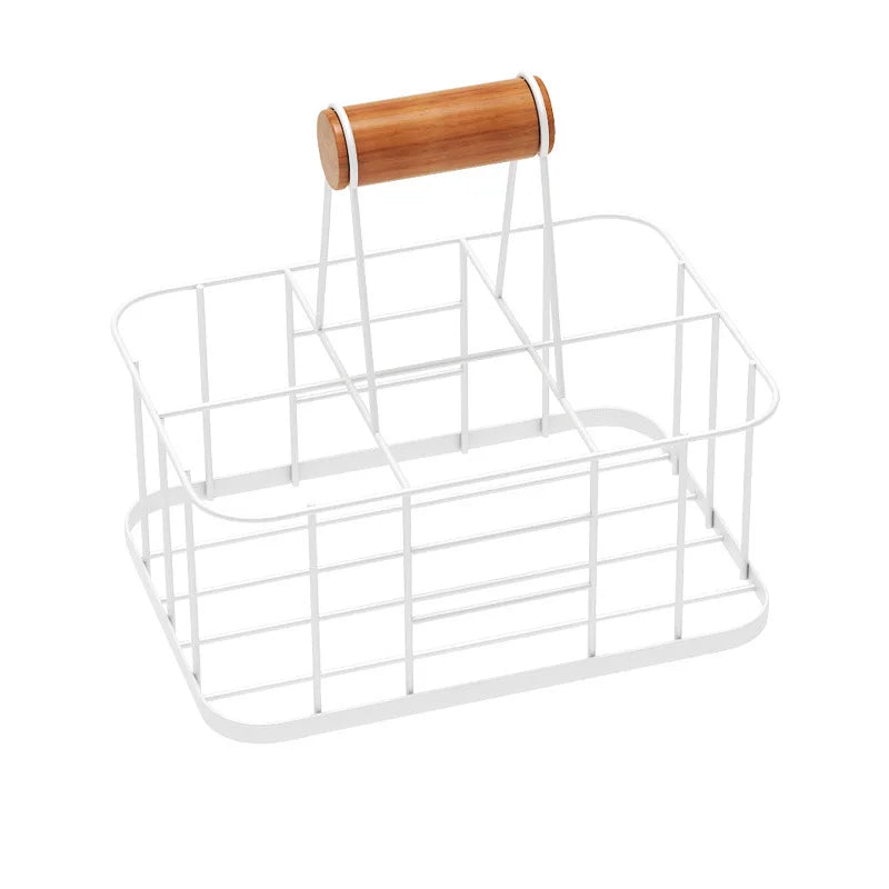 Panier à Bouteilles 6 emplacements – Support Acier Carbone
