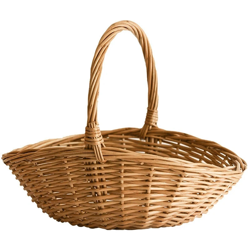 Panier de récolte ovale en osier