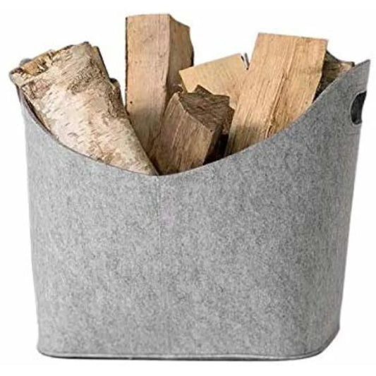 Panier de rangement en feutre – Avec poignées, pliable, 40×30×40 cm, gris ou noir