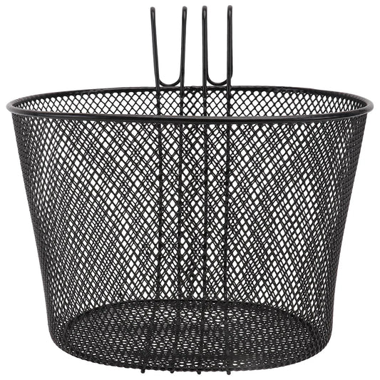 Panier de vélo avant en fer noir