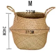 Panier cache pot  en fibre végétale