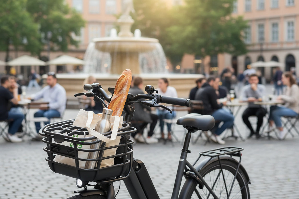 Panier Avant Rigide Imperméable pour Vélo Électrique et Classique