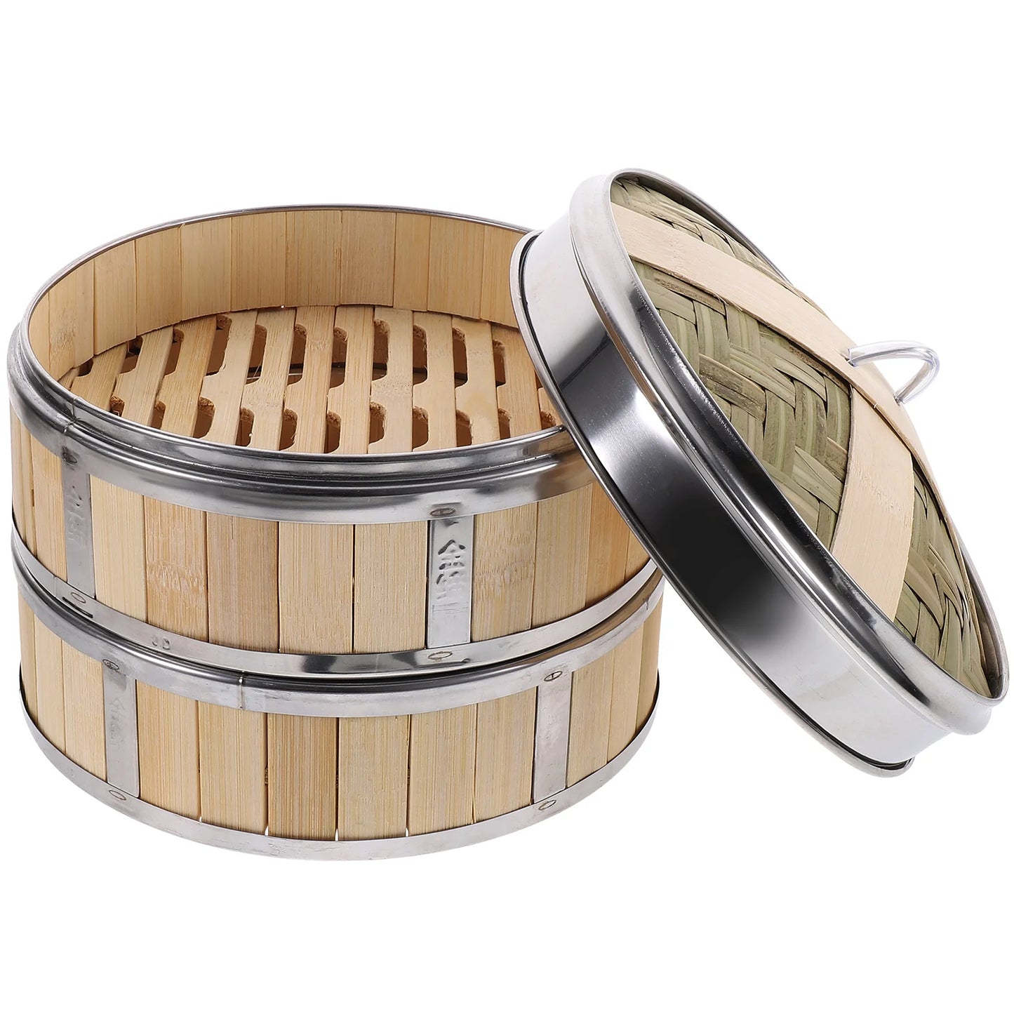 Panier cuiseur vapeur bambou & inox