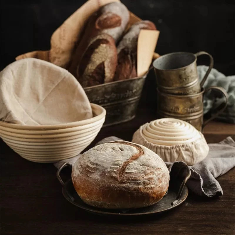 Banneton en rotin pour pain – Panier de fermentation artisanal