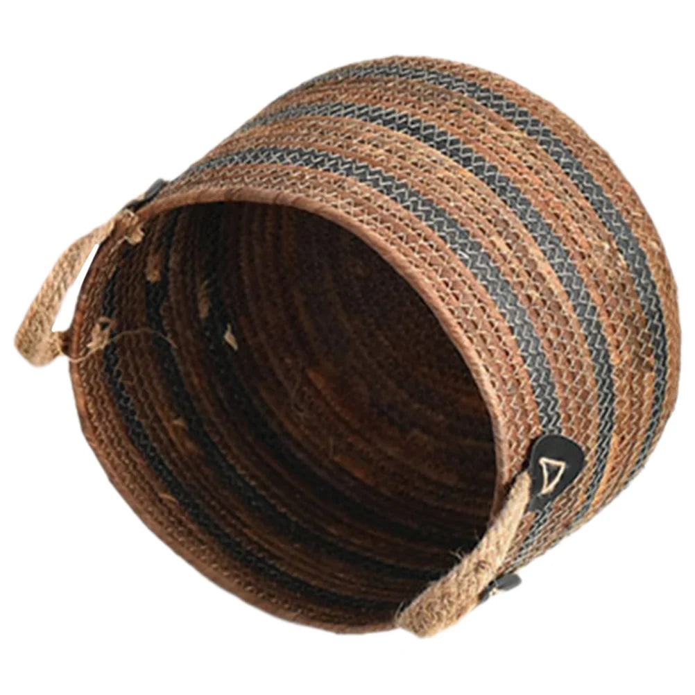 Panier de rangement paille tressée style nordique | Panier multi-usage