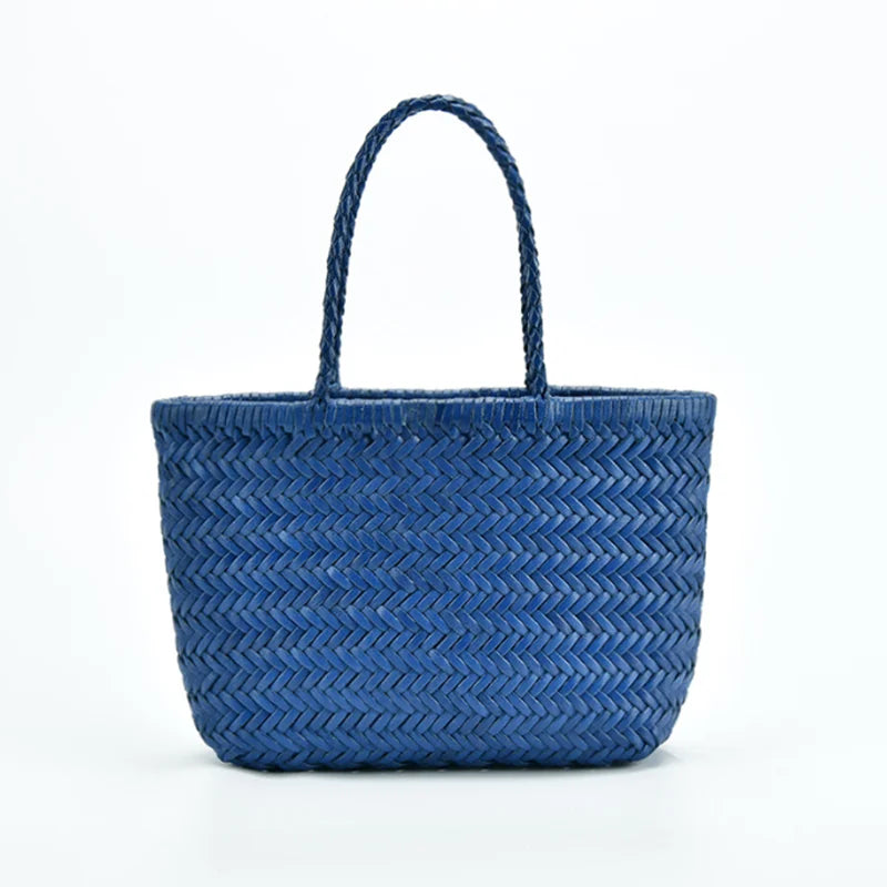 Sac en cuir véritable tressé à la main – Sac bandoulière Haut de Gamme