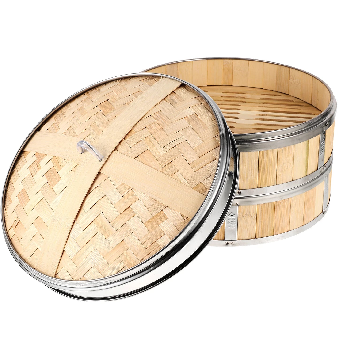 Panier cuiseur vapeur bambou & inox