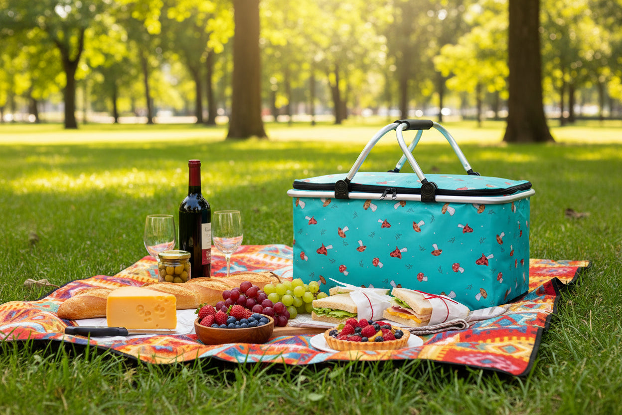 Panier de vélo isotherme et pliable – 30L Grand Volume