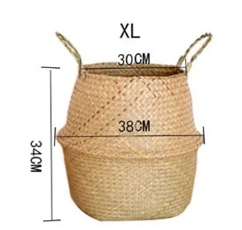 Panier cache pot  en fibre végétale