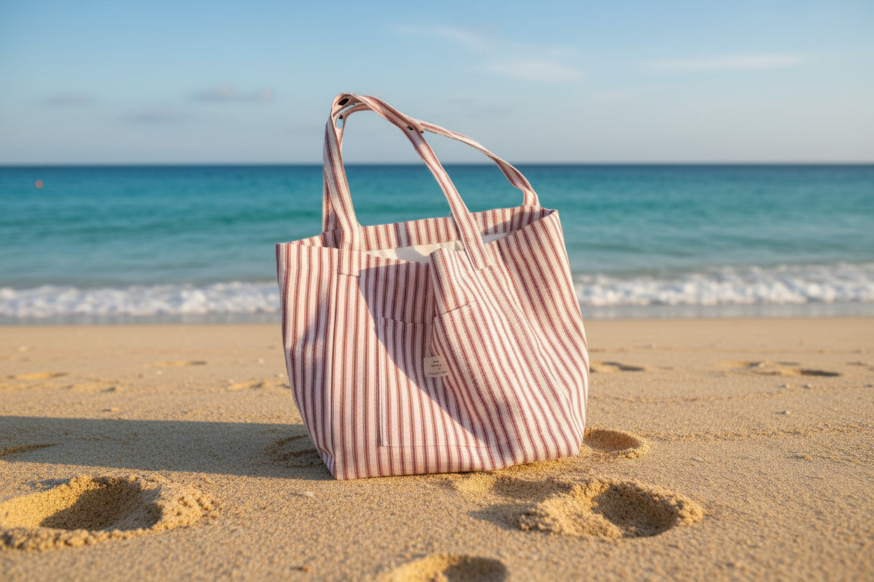 Cabas Riviera en Canevas – Rayures chic