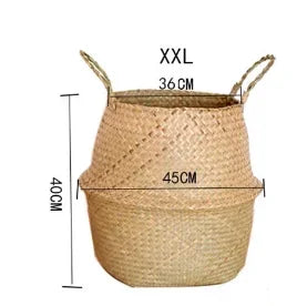 Panier cache pot  en fibre végétale