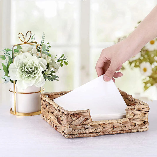 Porte-serviettes en jacinthe d'eau