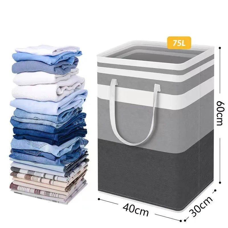 Panier à Linge Pliable en Tissu Imperméable