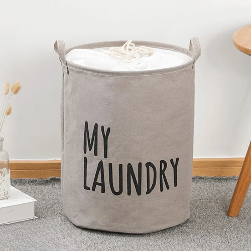 Panier à Linge Pliable en Tissu Oxford